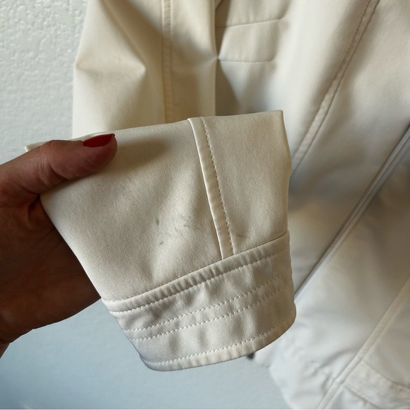 The North Face Women's Small Off-White, Cream Zip Up, Outerwear, Jacket, Coat - Picture 12 of 15